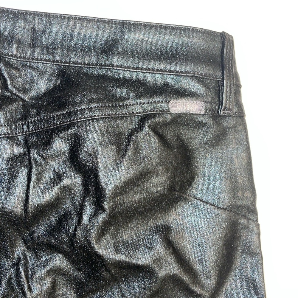 New Guess Jeans Legging Stretch Black Foil 6 28 - Picture 7 of 11